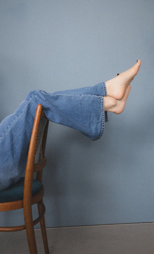 ルーズストレートデニム